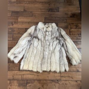 Stunning Fox Fur Coat Jacket Size S/M